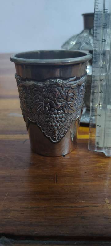 Vintage Kiddush wine fountain - silver plate