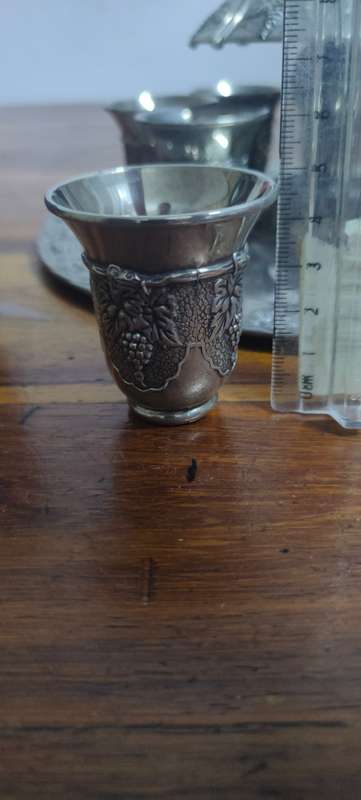 Vintage Kiddush wine fountain - silver plate