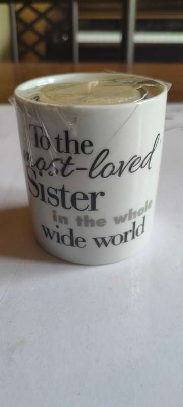 Sister novelty candle gift