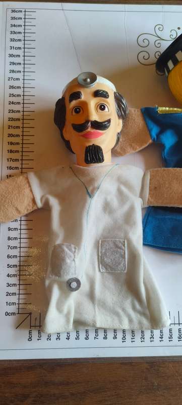 4 vintage hand puppets