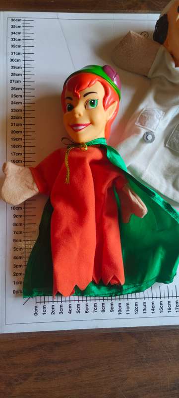 4 vintage hand puppets