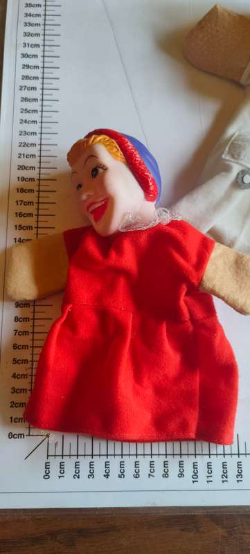 4 vintage hand puppets