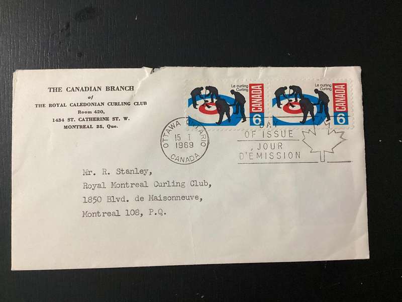Canada 1968 2x 6c Stamp on Cover FDC Curling Slight damage