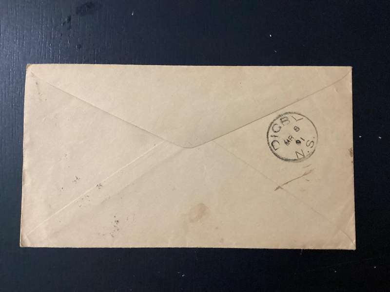 Havana Cuba 1901 1C Stamp on Cover to Nova Scotia via Tampa