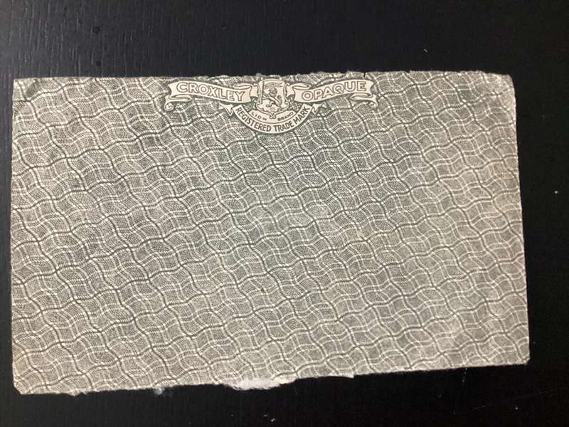 Cover (only front part of envelope) 1952 South Africa Union Airmail to Canada