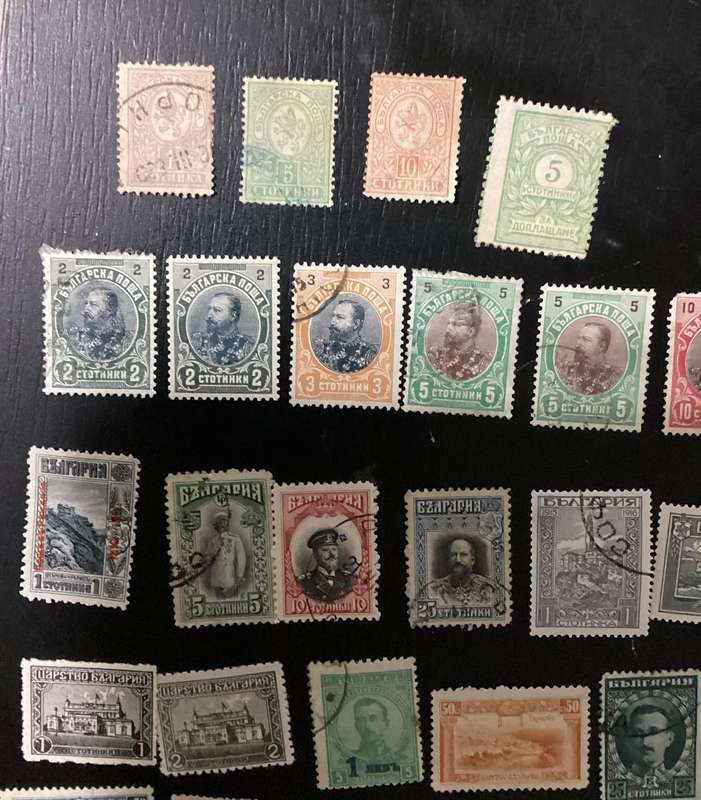 Very large lot of early 1900s Bulgaria Stamps HIGH CV