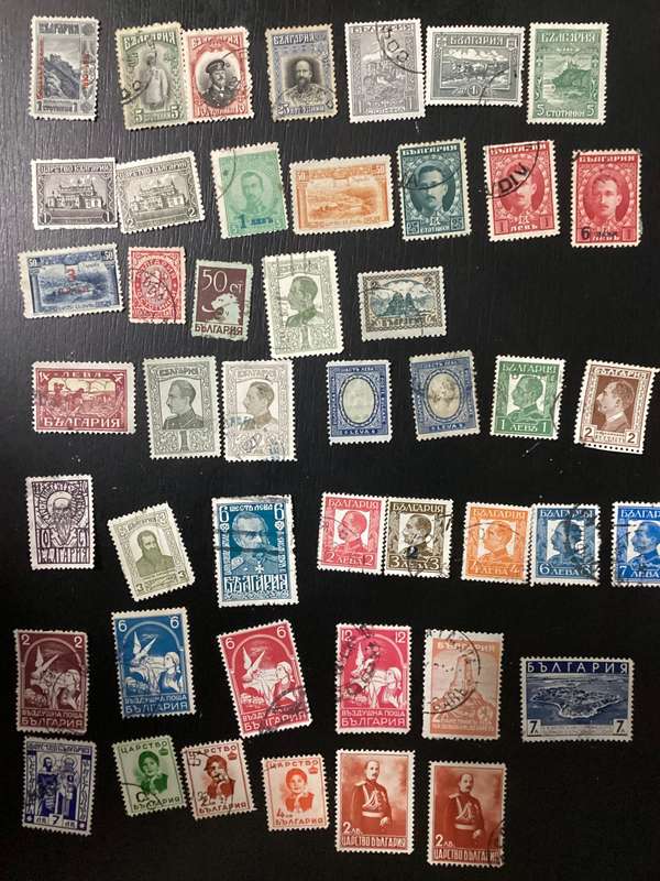 Very large lot of early 1900s Bulgaria Stamps HIGH CV