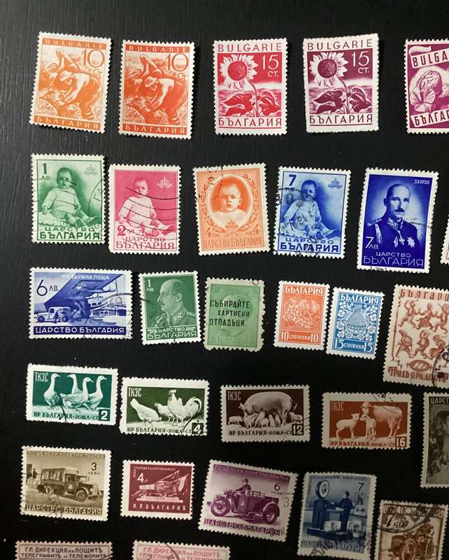 Very large lot of early 1900s Bulgaria Stamps HIGH CV