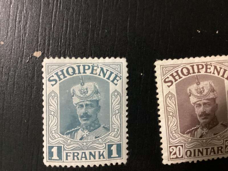 Albania Stamps MH including very rare 1 Frank Prince William from 1914