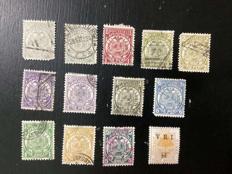 Zuid Afrikaansche Republiek ZAR stamps lot
