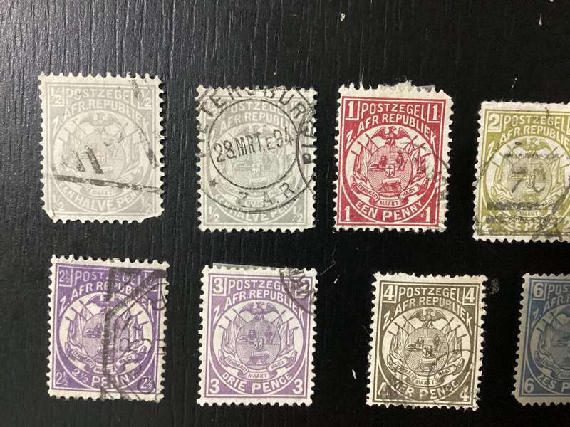 Zuid Afrikaansche Republiek ZAR stamps lot