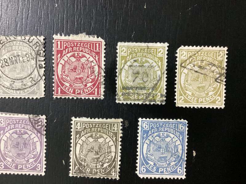 Zuid Afrikaansche Republiek ZAR stamps lot