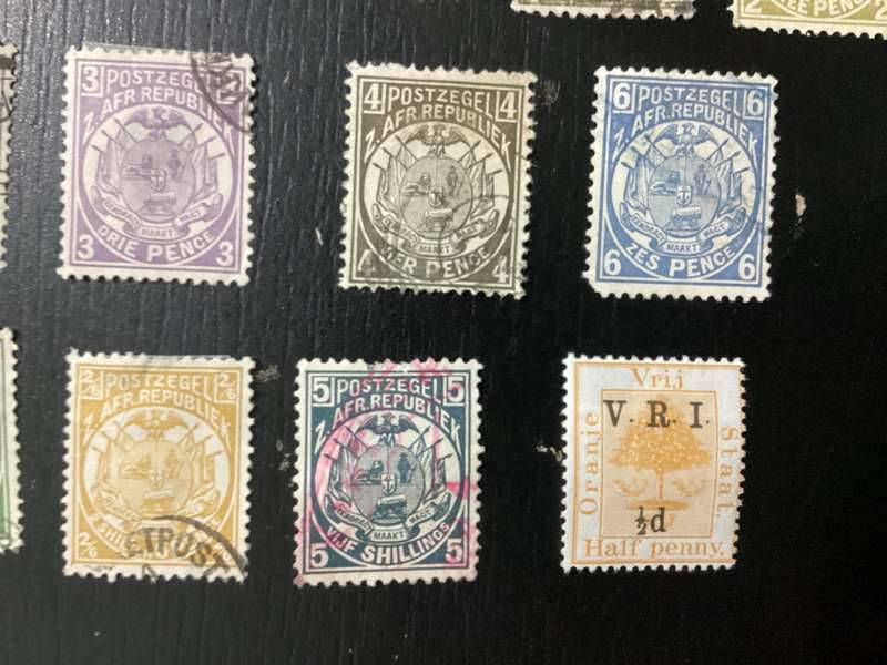 Zuid Afrikaansche Republiek ZAR stamps lot