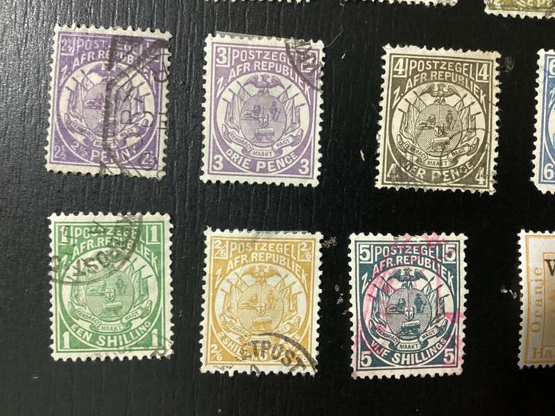 Zuid Afrikaansche Republiek ZAR stamps lot