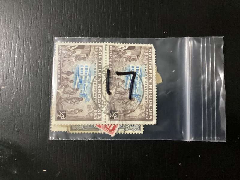 Southern Rhodesia British South Africa Rhodesia stamps lot