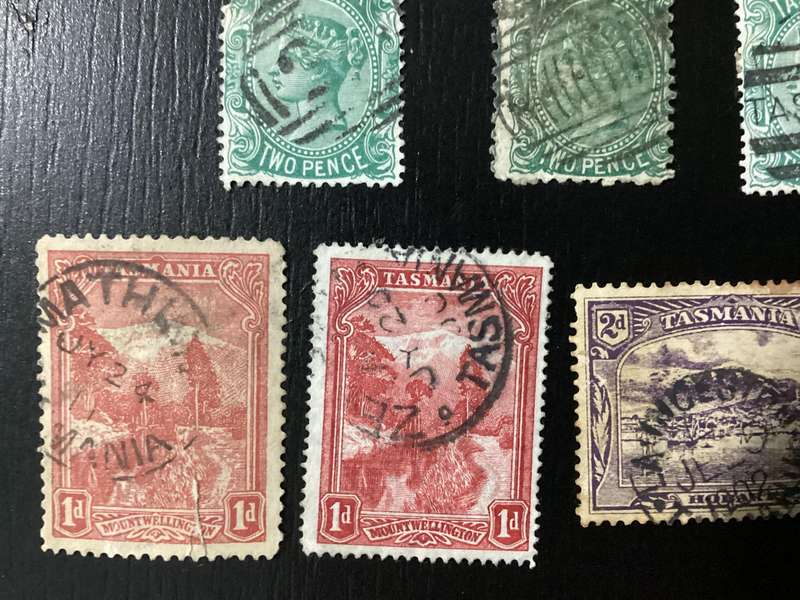 Australia Tasmania 1880-1910 Queen Victoria and Pictorials