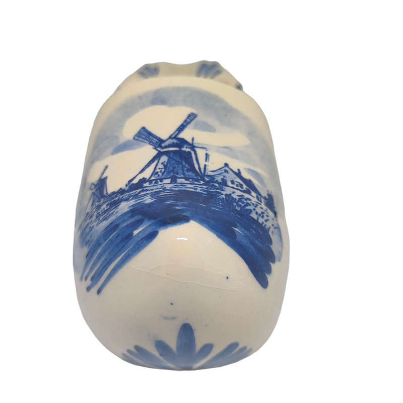 Large vintage Delft clog ashtray
