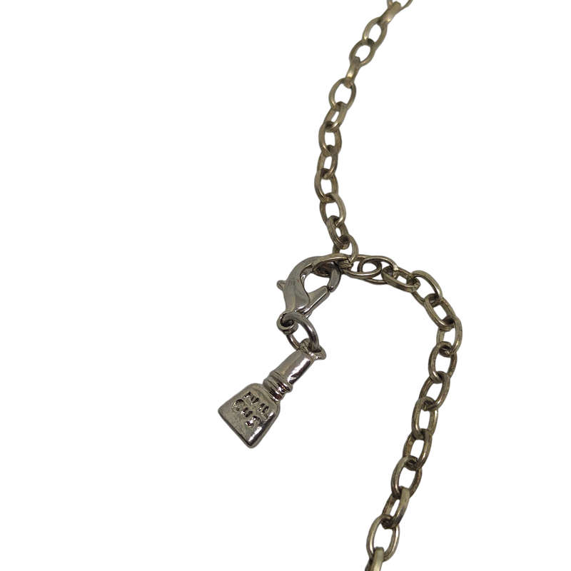 Interesting necklace with pendant charms