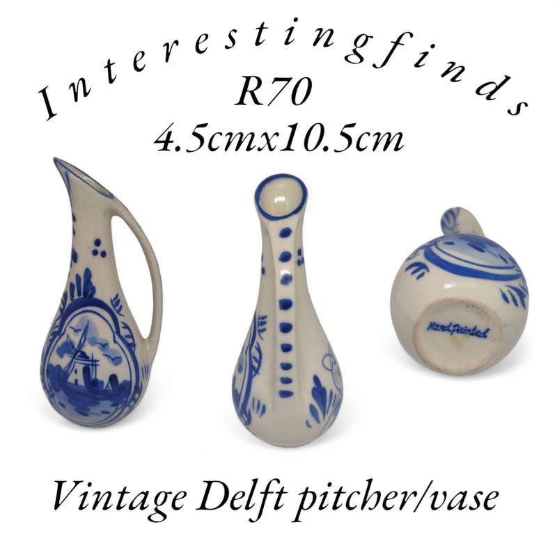Vintage Delft pitcher/vase