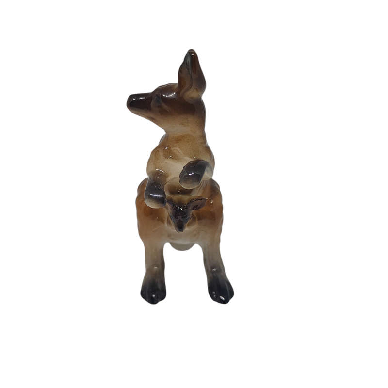 Vintage Joey Kangaroo with baby in pouch figurine