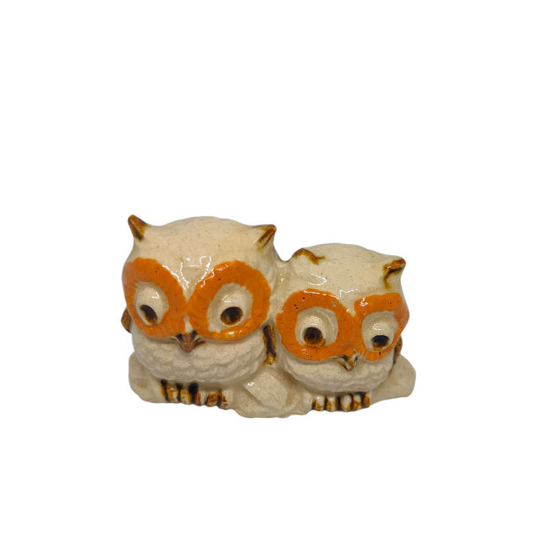 Vintage printers tray owl ornament