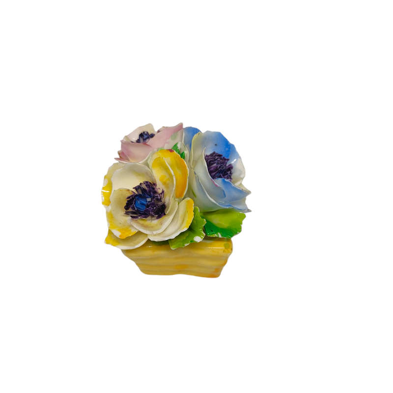 Stunning vintage Staffordshire Royal bone china England miniature flower ornament