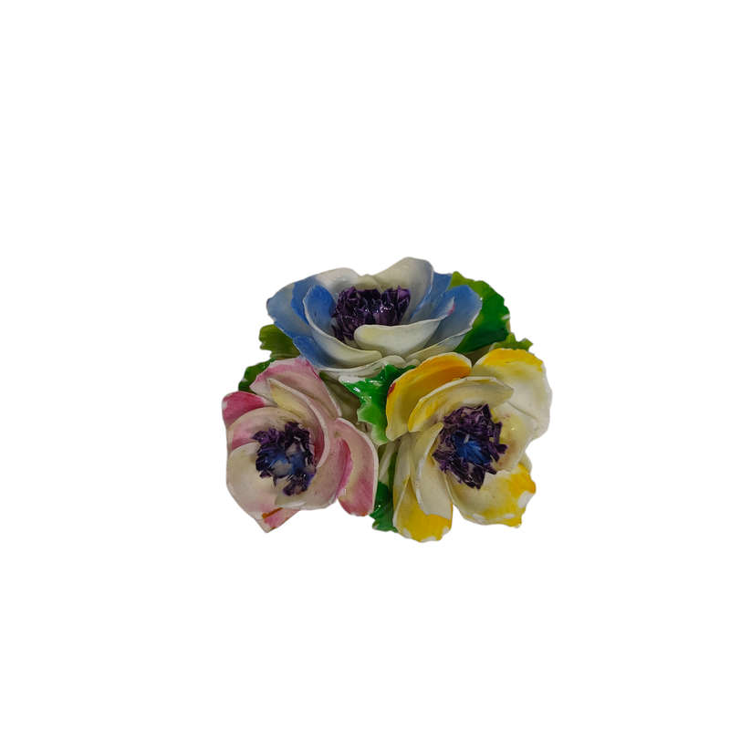 Stunning vintage Staffordshire Royal bone china England miniature flower ornament