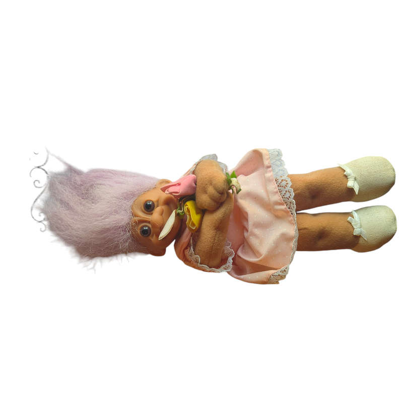 Vintage troll - soft body - I love grandma