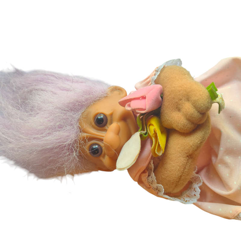 Vintage troll - soft body - I love grandma