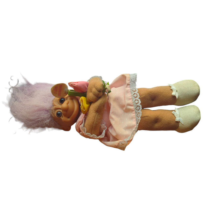 Vintage troll - soft body - I love grandma