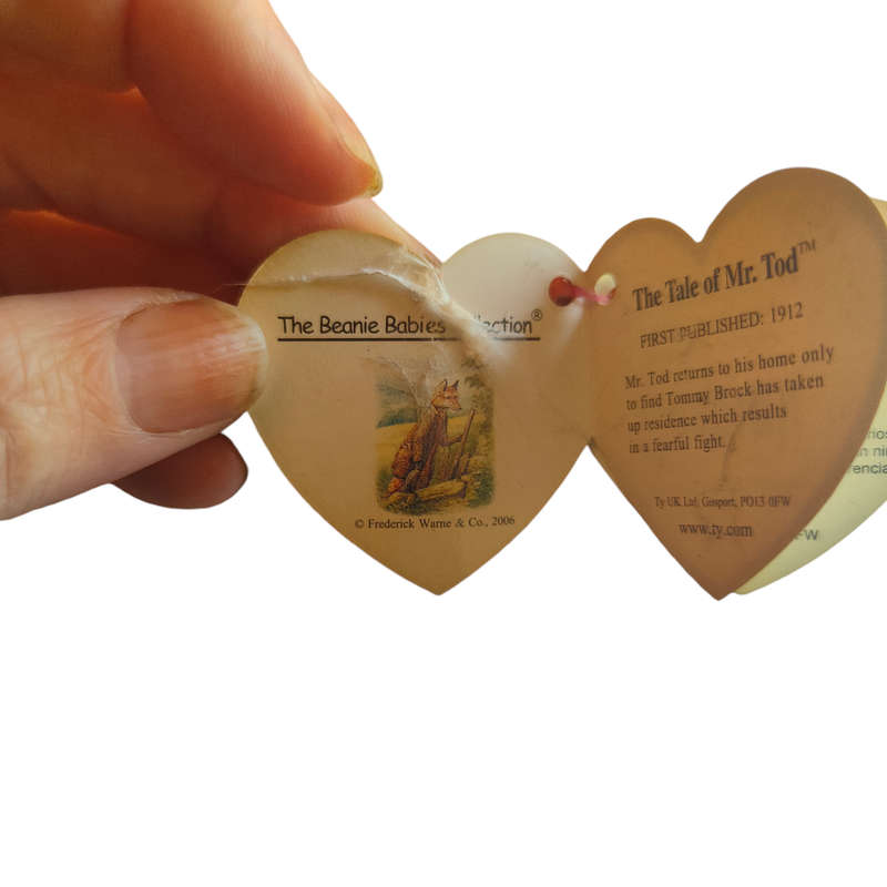 TY beanie - Mr Tod (from Beatrix Potter)