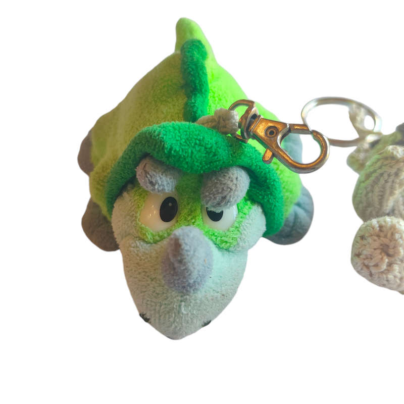 3 plush keyrings