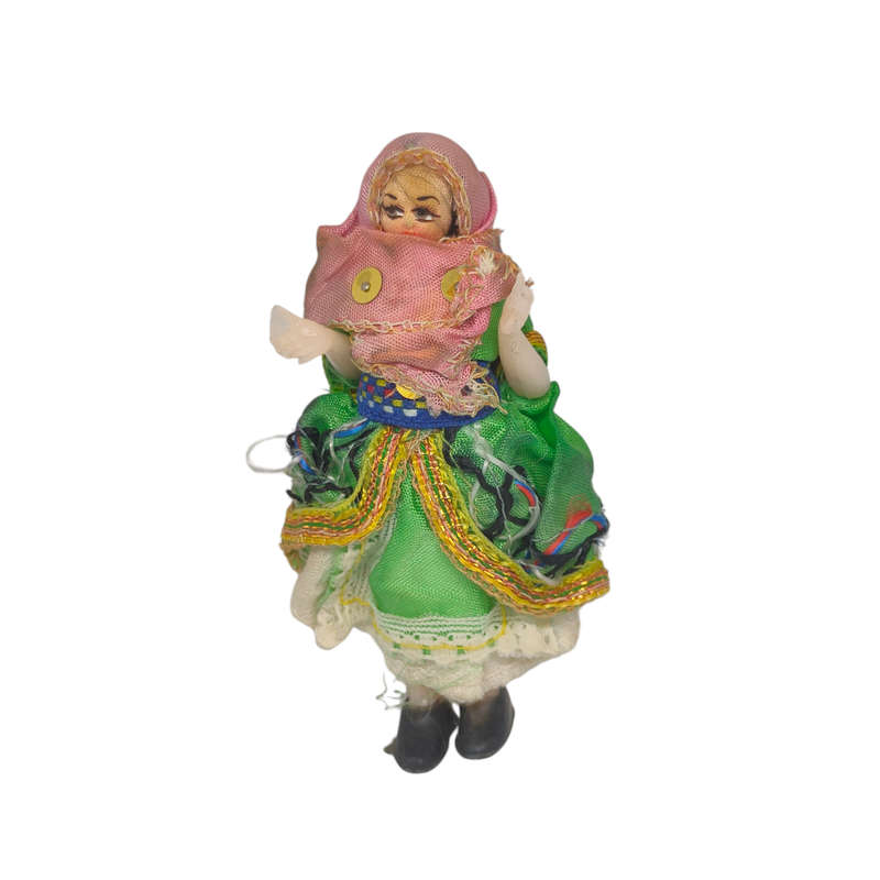 Vintage Greek/gypsy souvenir doll with sleep eyes
