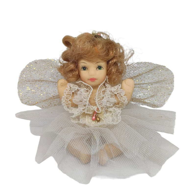 Vintage small porcelain fairy doll