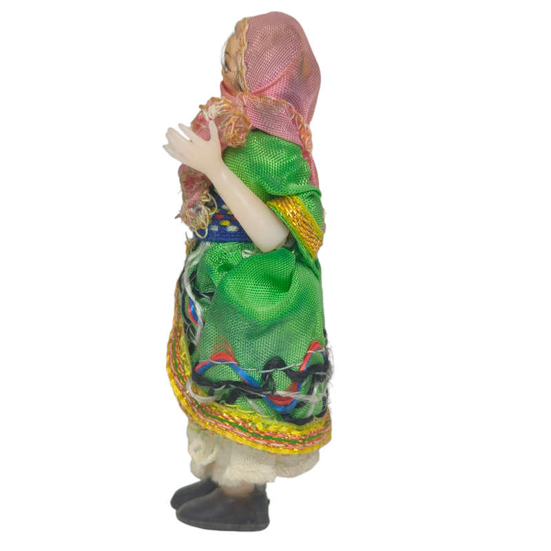 Vintage Greek/gypsy souvenir doll with sleep eyes