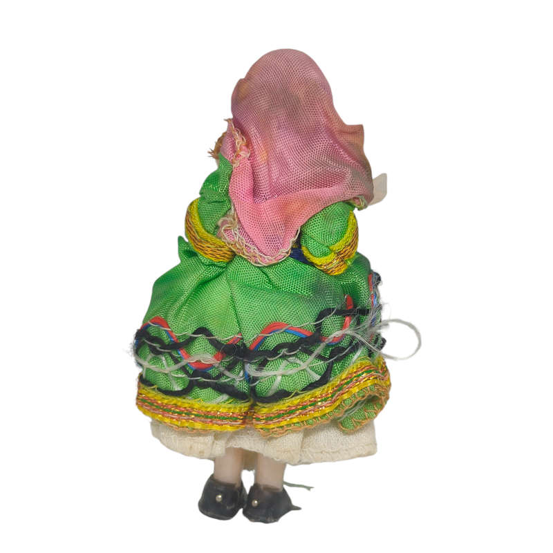 Vintage Greek/gypsy souvenir doll with sleep eyes