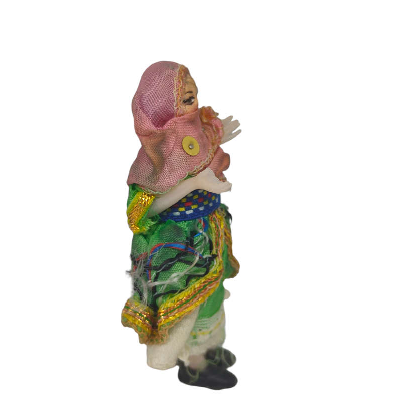 Vintage Greek/gypsy souvenir doll with sleep eyes