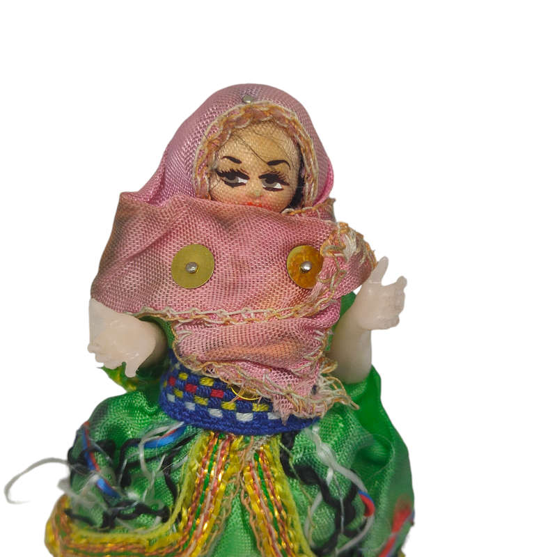 Vintage Greek/gypsy souvenir doll with sleep eyes