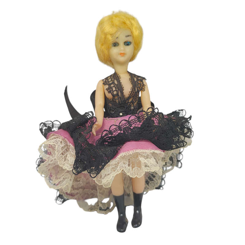 Vintage CanCan boudior doll with sleep eyes