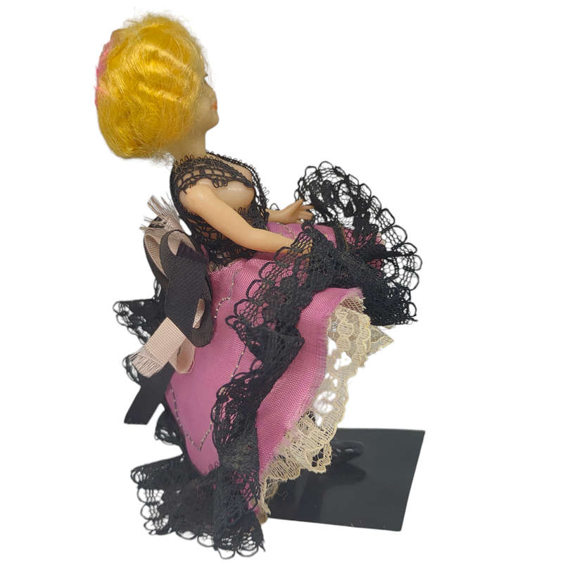 Vintage CanCan boudior doll with sleep eyes