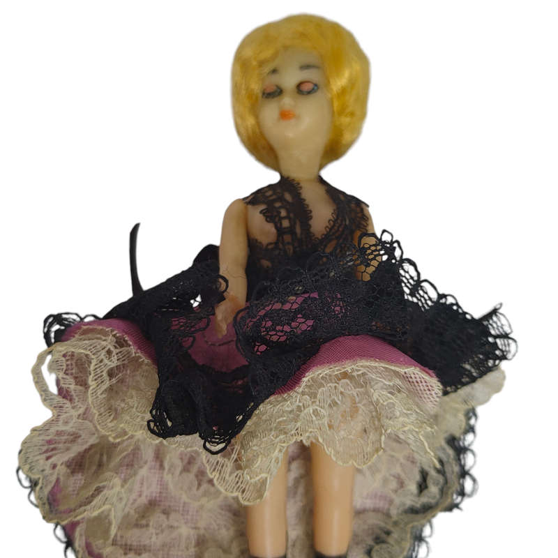 Vintage CanCan boudior doll with sleep eyes