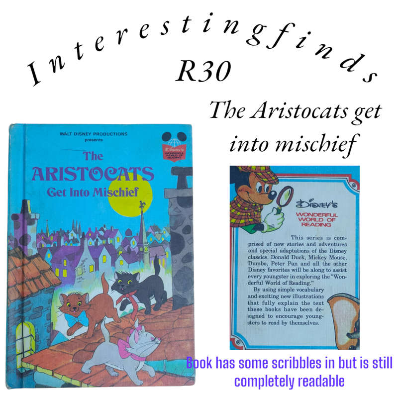 The Aristocats get into mischief children's book
