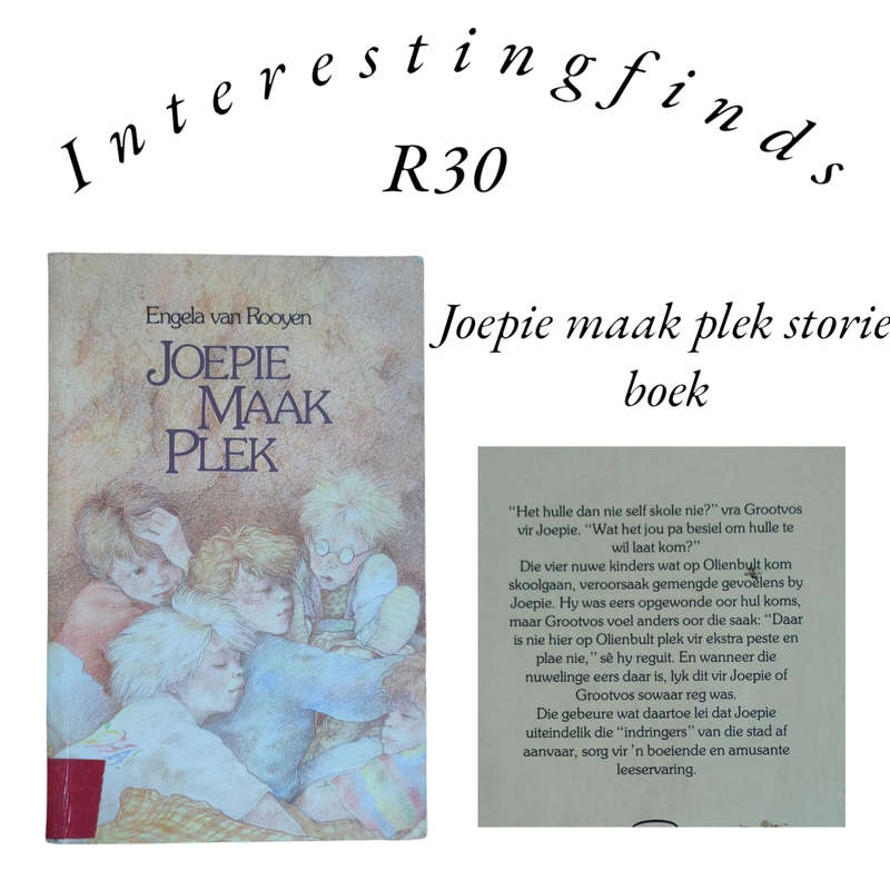 Joepie maak plek storie boek