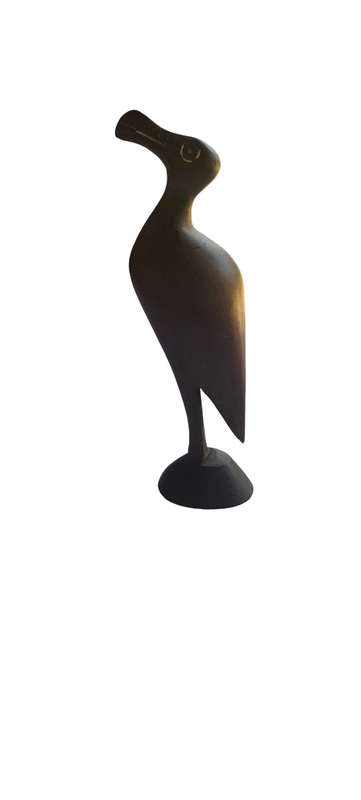 Wooden bird ornament