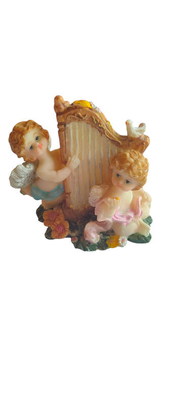 Angels harp ornament