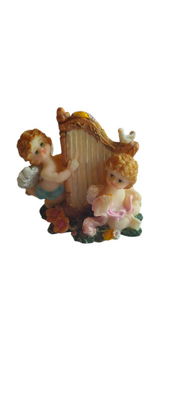 Angels harp ornament
