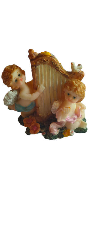 Angels harp ornament