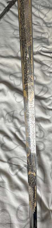 Antique (late 1800s) Masonic Knights Templar Sword and Scabbard