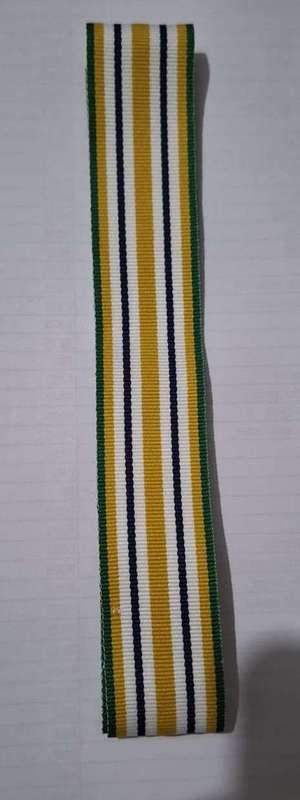 SAP Star for Outstanding Service Medal Full size ribbon