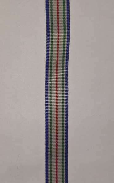 SAPS Silver Medal For Outstanding Service Miniature Ribbon